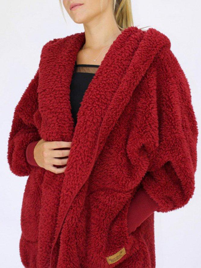 Gezellige faux fur cardigan - oversized damesjas - Bakkermode.nl