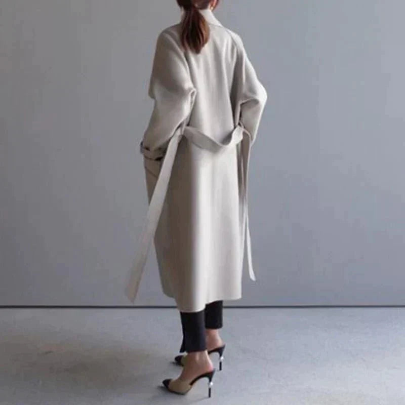 Lange trenchcoat - elegante oversized damesjas