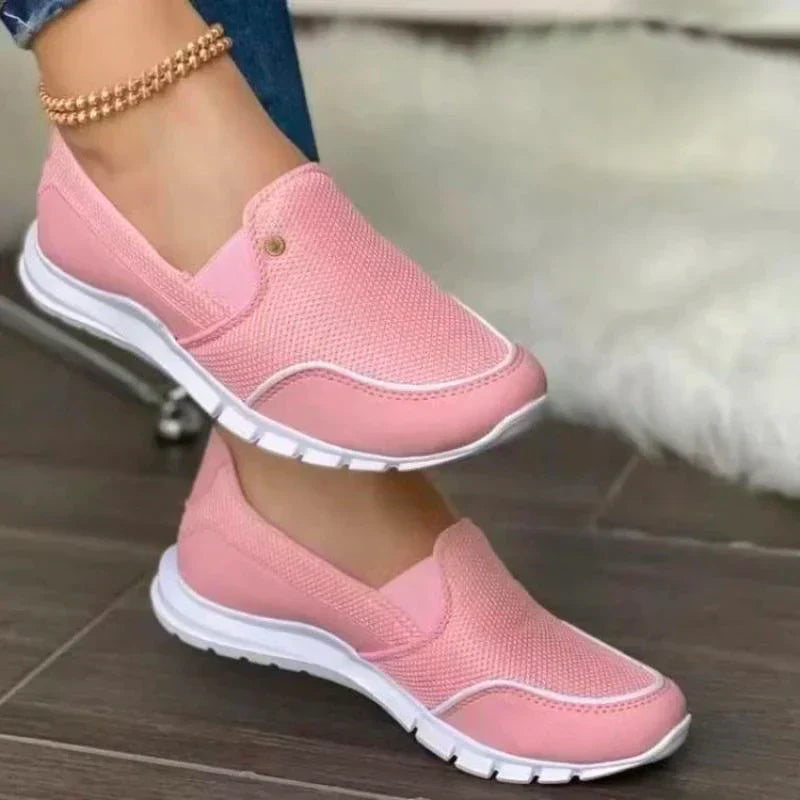Dames slip-on sneakers – lichtgewicht fitness- en dansschoenen voor een casual everyday look