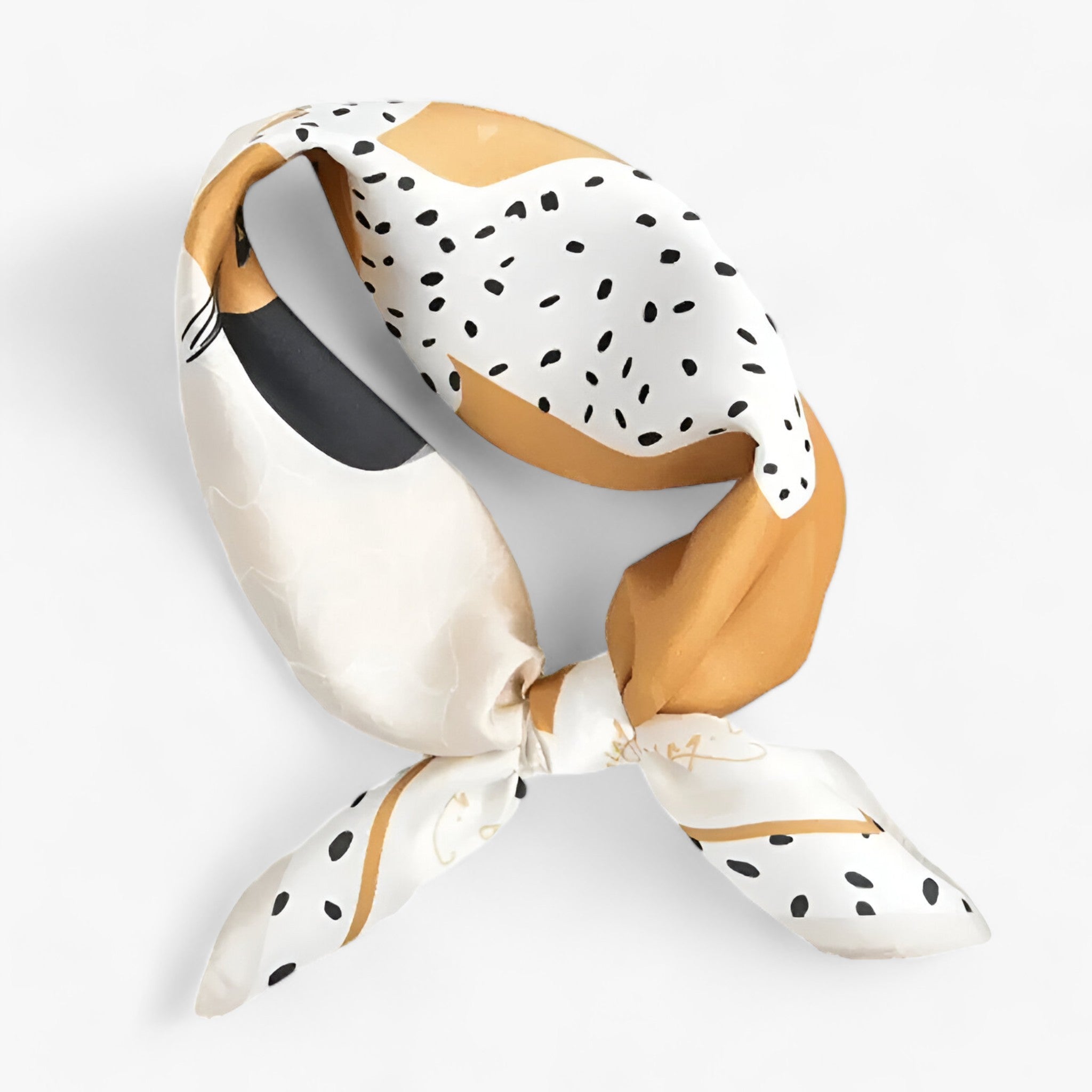 Zijde sjaal - elegante gedessineerde damesaccessoire - Bakkermode.nl