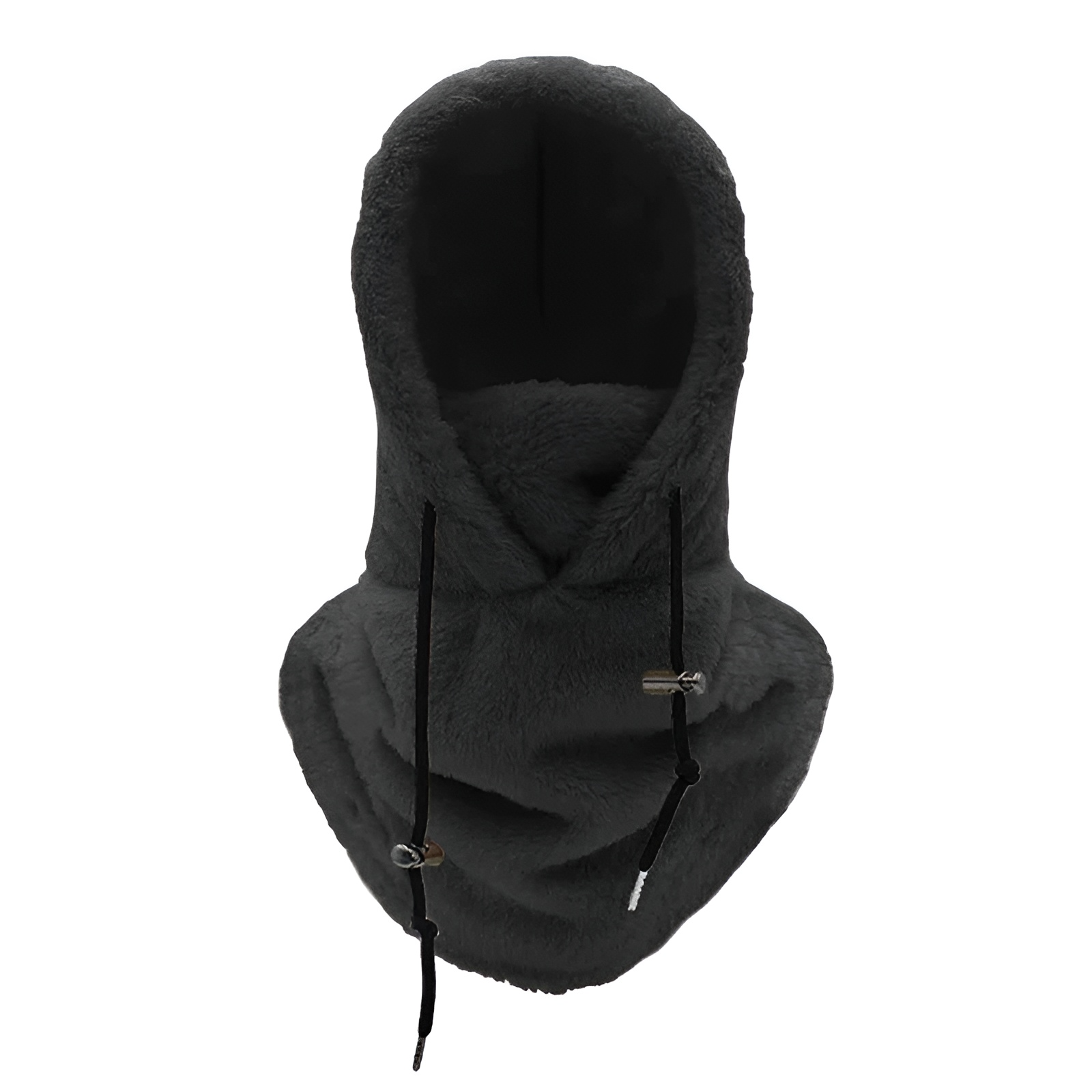 Fleece snood met capuchon - warme dames winter sjaal