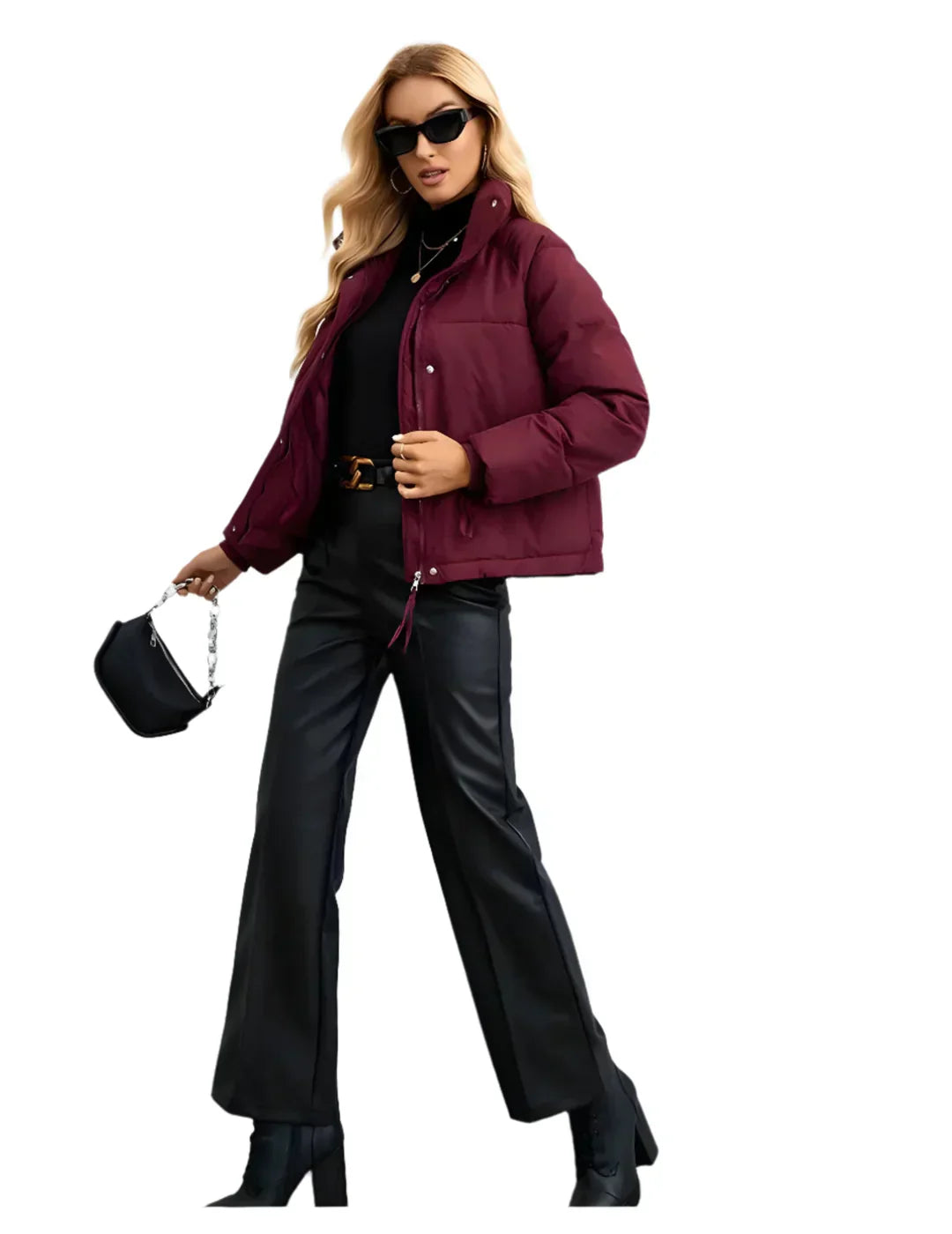 Dames pufferjack - lichte gewatteerde jas voor chique winterlook