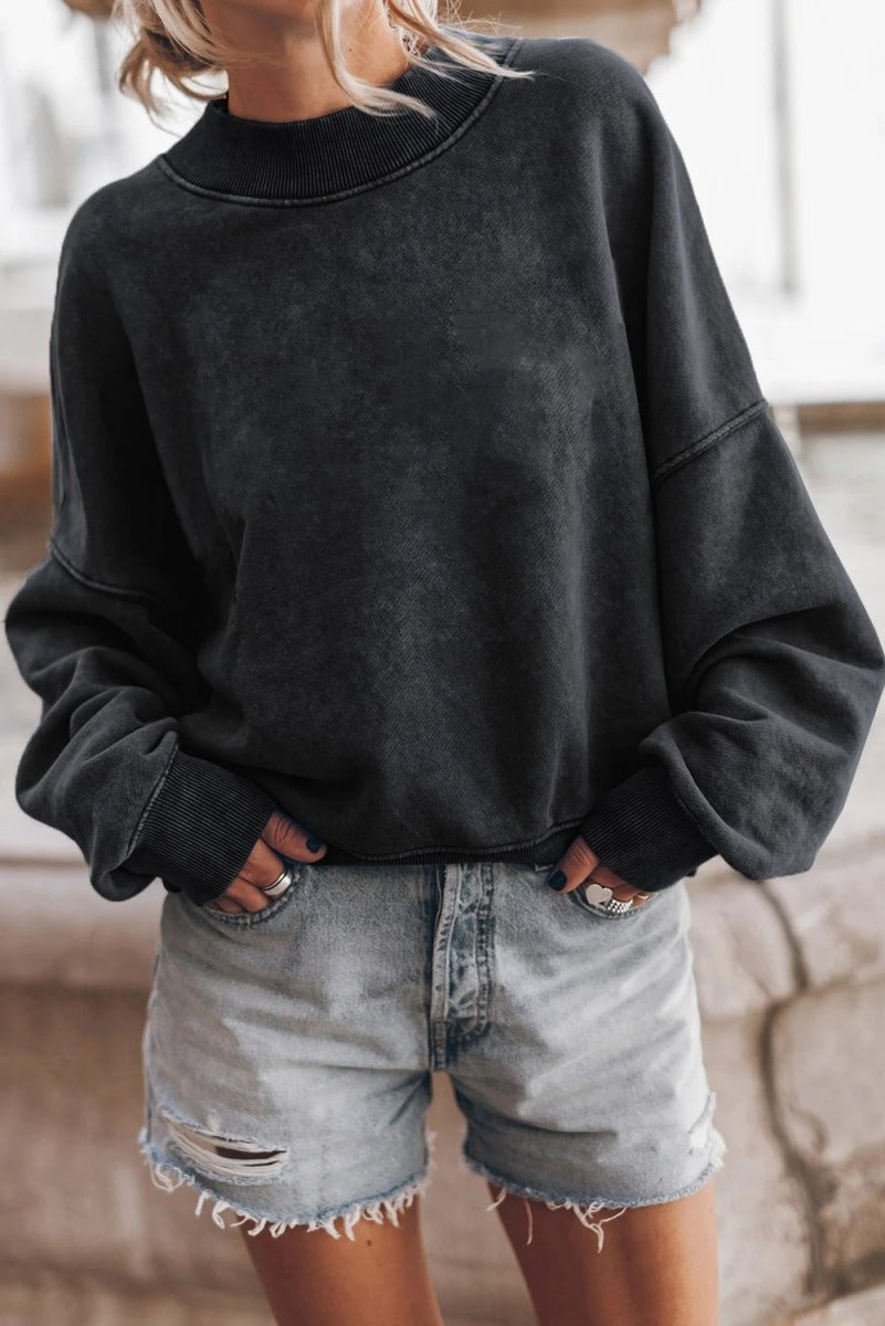 Sweatshirt - casual dames oversized pullover