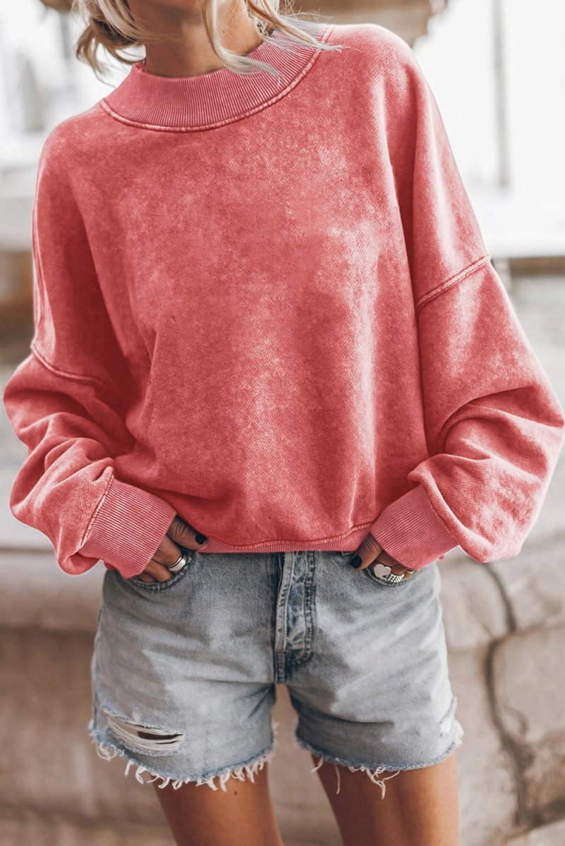 Sweatshirt - casual dames oversized pullover