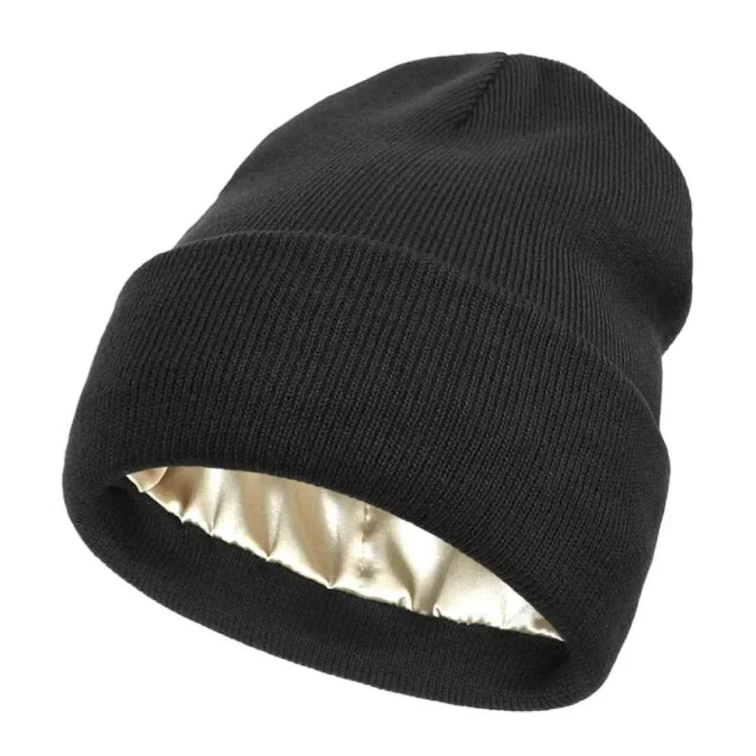Gebreide beanie - dames zachte stretch wintermuts