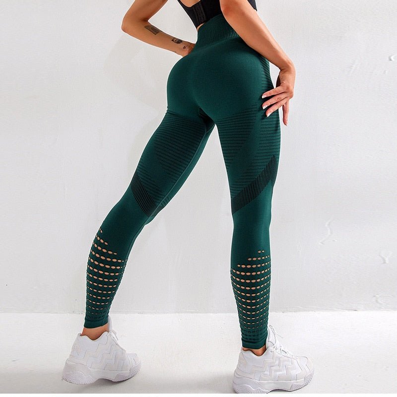 Fitness leggings - stijlvolle high-waisted dames workout broek