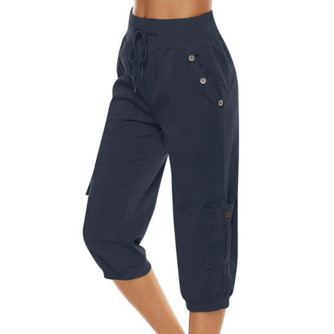 Dames cropped pantalons - moderne en gezellige casual broeken
