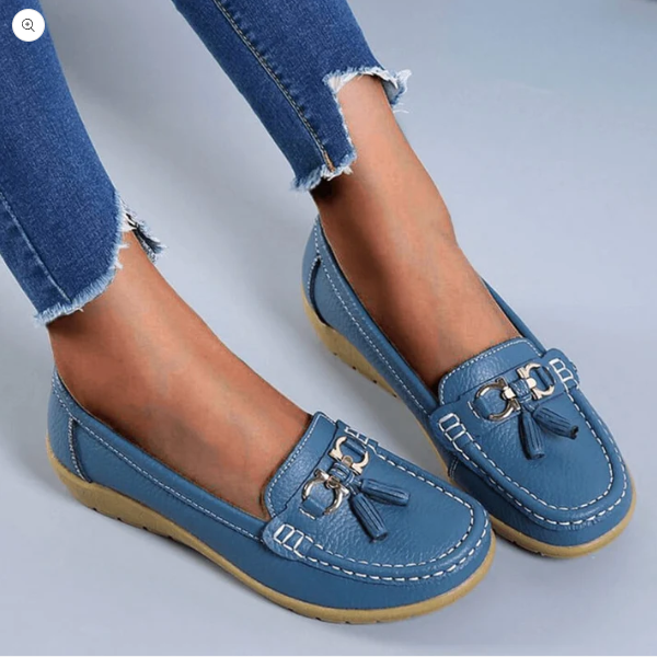 Dames casual loafers - comfortabele schoenen voor dagelijks gebruik - trendy instappers met zachte zool
