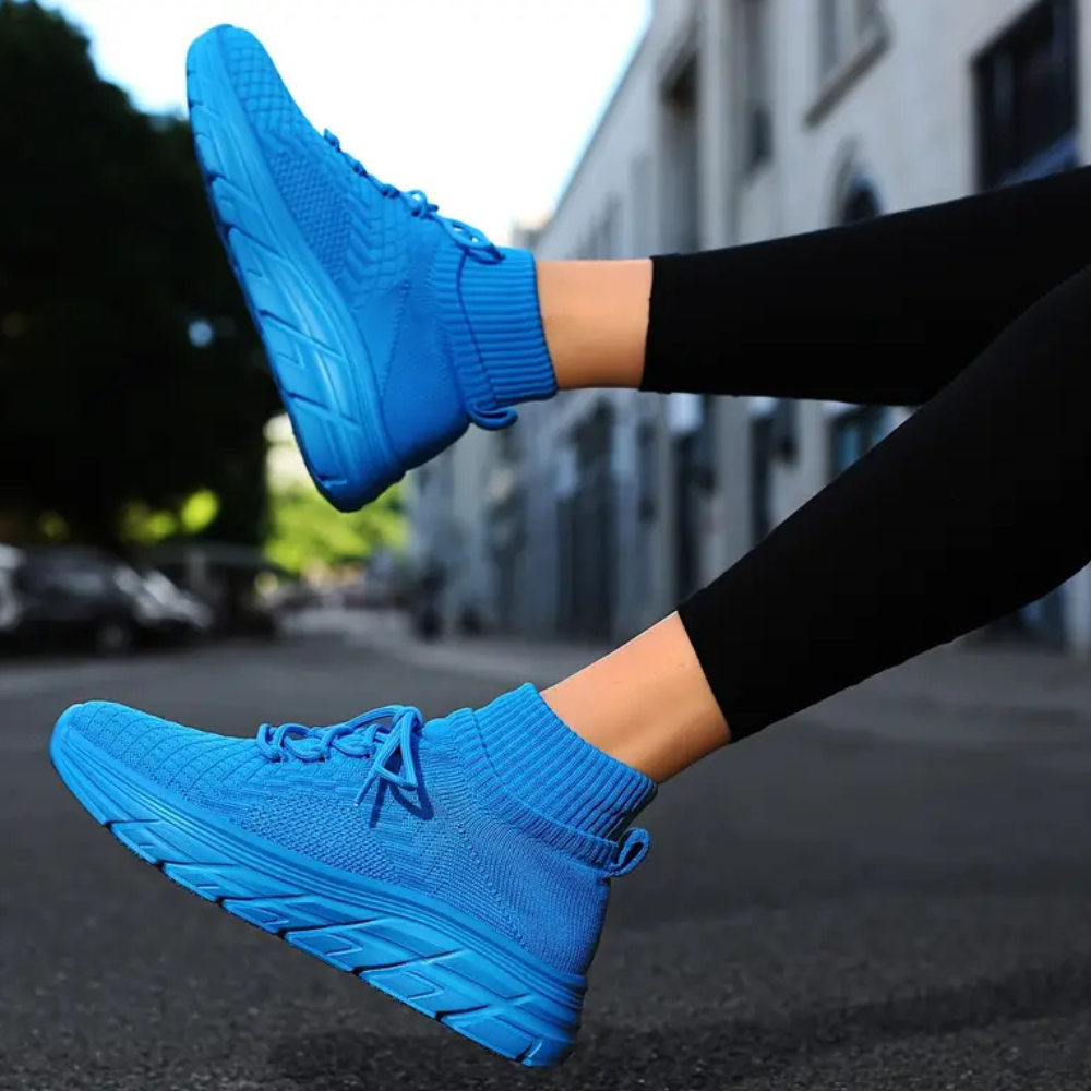 Dames gebreide sok trainers - ademend lichtgewicht schoeisel voor dagelijks gebruik