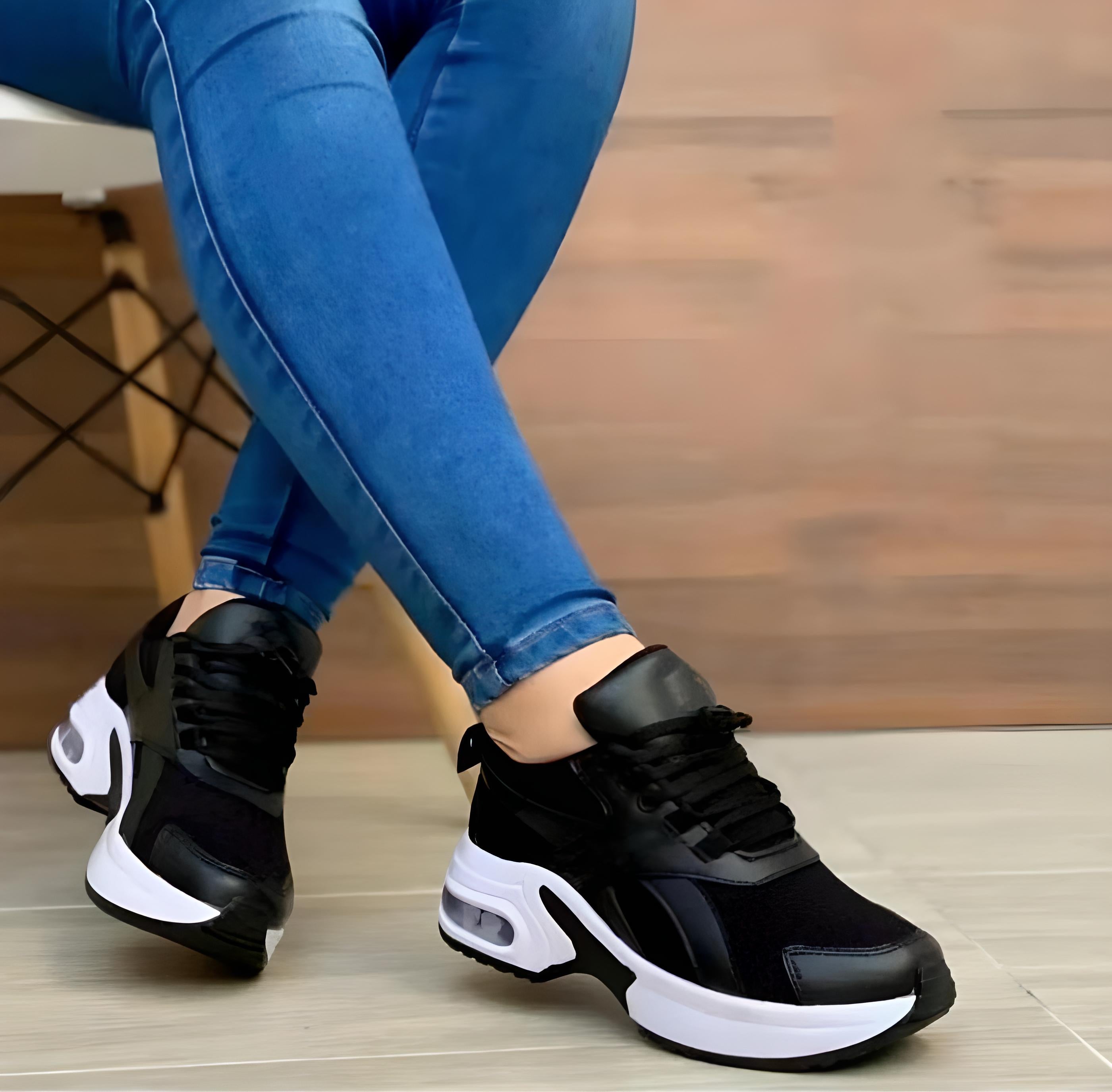 Dames hardloopschoenen lichte trainers voor dagelijks gebruik - stijlvolle casual schoenen met ademend ontwerp