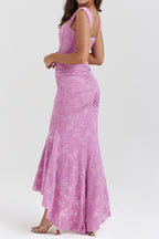 Maxi jurk - verfijnde bloemen avondjurk voor dames