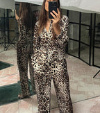 luipaardprint overhemd met lange mouwen - Bakkermode.nl