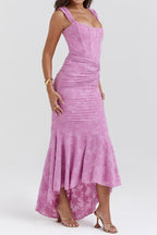 Maxi jurk - verfijnde bloemen avondjurk voor dames