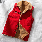 Gilet vest - gewatteerde damesoutdoor met faux schapenvachtvoering