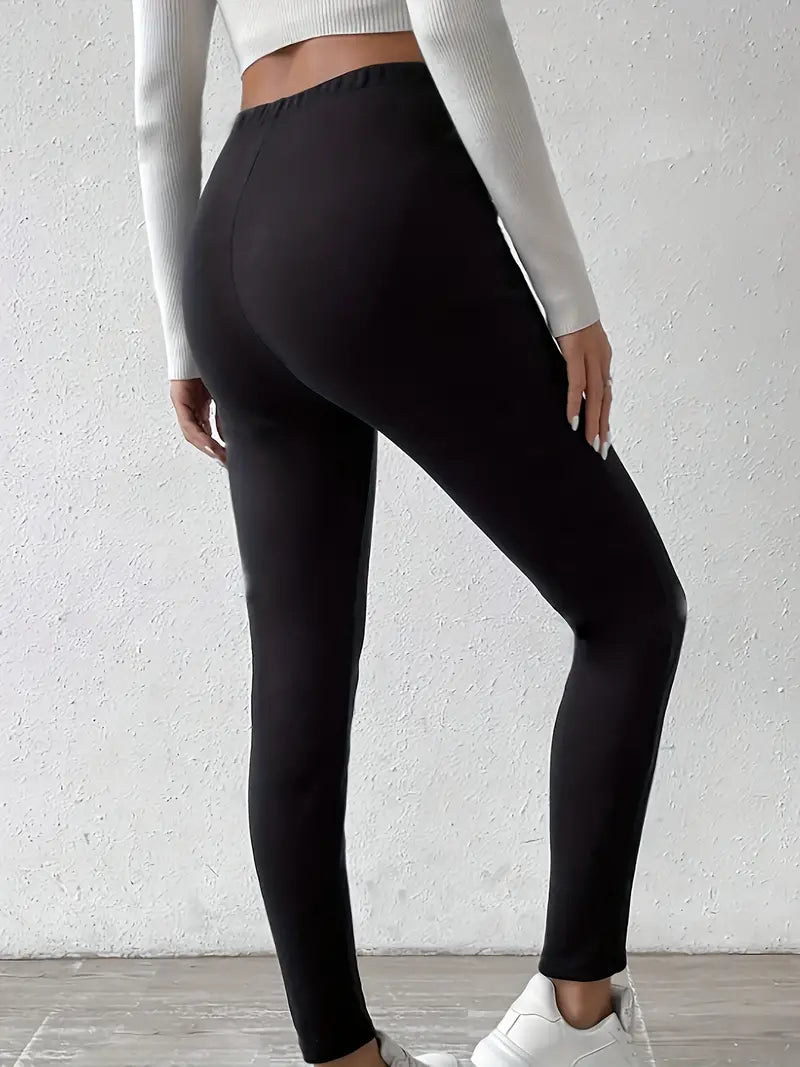 Fleece-gevoerde leggings - gezellige winterbroeken voor dames