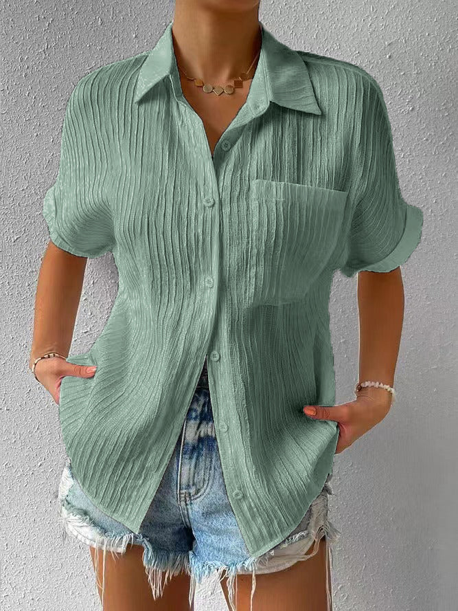 Korte mouw blouse - stijlvolle dames top voor casual wear