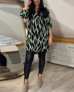 Lange blousejurk - veelzijdige en top voor dames