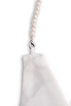 Dames jumpsuit elegante satijnen halterstijl witte avondkleding - verstelbare kettingsluiting voor veelzijdige mode