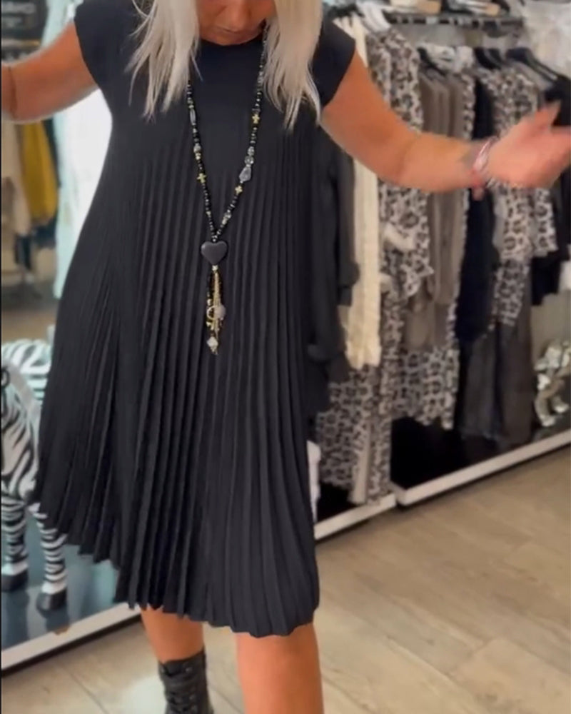 Gevlochten jurk - elegante casual damesoutfit