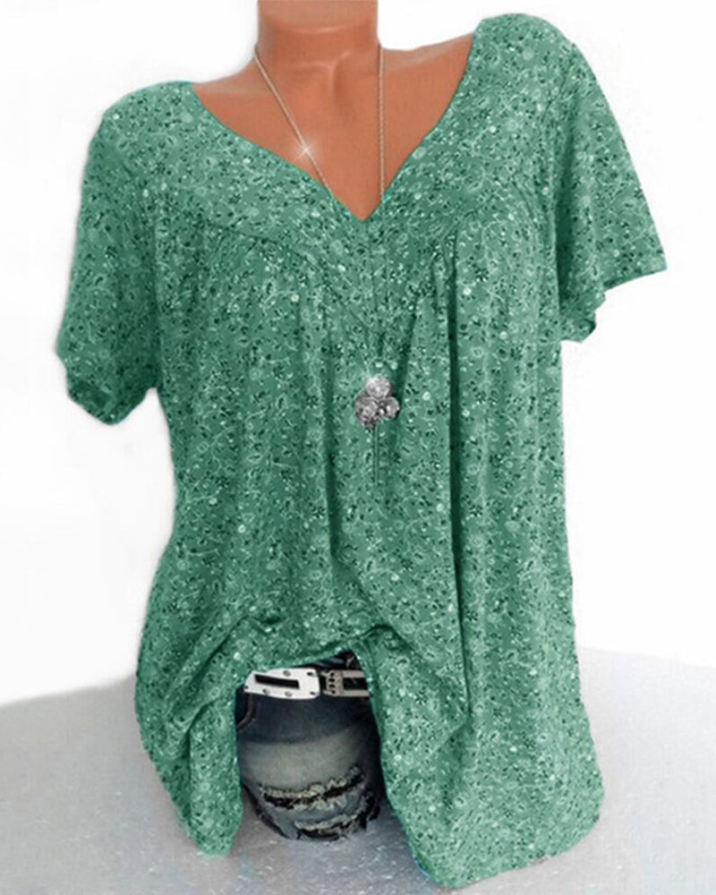 Dames casual short-sleeve top - stijlvolle en elegante blouse