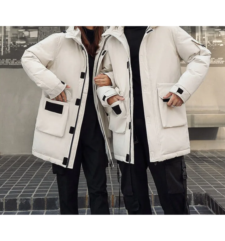 2-delige winterparka set - geïsoleerde jas met capuchon voor dames