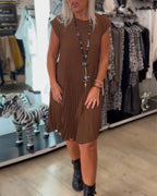 Gevlochten jurk - elegante casual damesoutfit