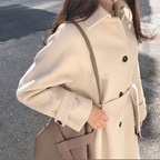 Stijlvolle lange damesjas - comfortabele trench coat - Bakkermode.nl