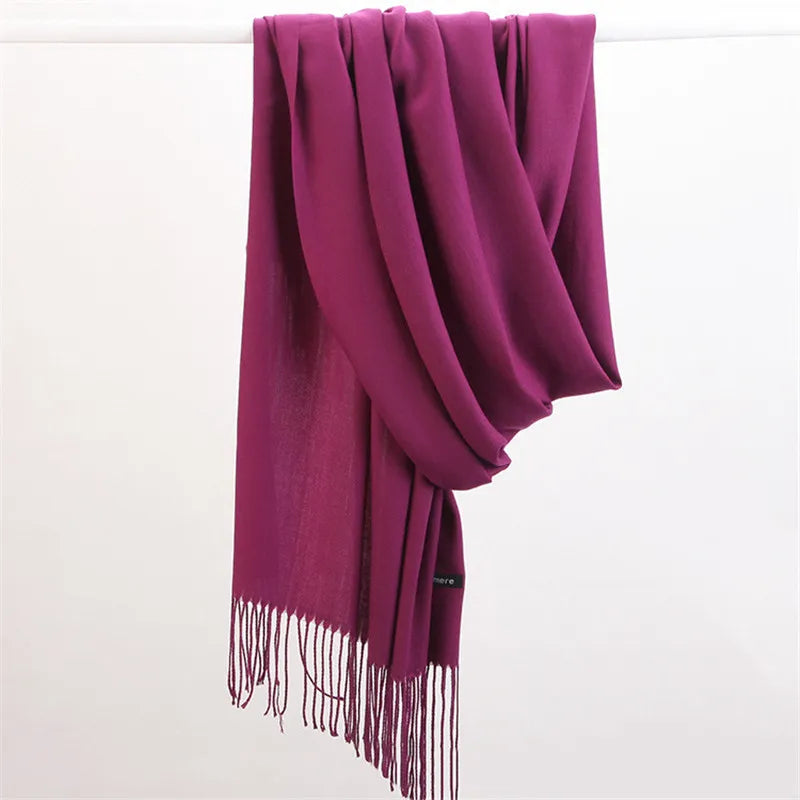Cashmere sjaal - luxe zachte dameswrap - Bakkermode.nl