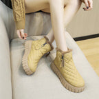 Gequilte enkelboots - warme winterfootwear voor dames