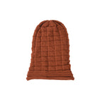 Gebreide slouch beanie - trendy winterhoed voor dames