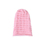 Gebreide slouch beanie - trendy winterhoed voor dames