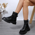 Enkelboots - trendy dames met chunky zool