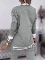 2-delige tailored loungewear set - stijlvolle dames blazer en broek