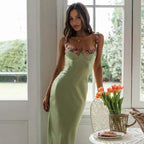 Dames midi-jurk met bloemenprint - elegante stijl voor bijzondere gelegenheden, luxe stof