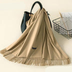 Kasjmieren winterash shawl - luxe dameswrap - Bakkermode.nl