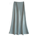 Dames satin maxi rok - elegante a-lijn stijl voor luxe avonden