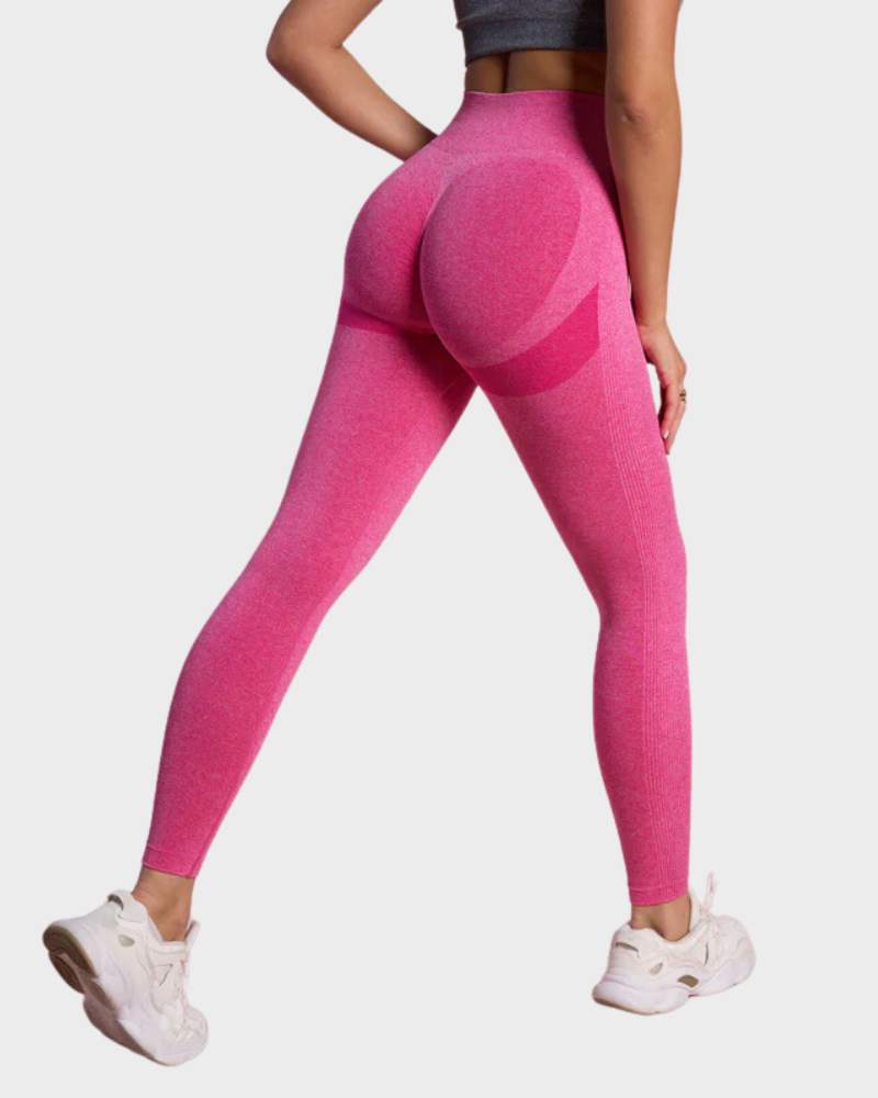 Hooggewaisted sportleggings - naadloze dames sportkleding