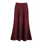 Dames satin maxi rok - elegante a-lijn stijl voor luxe avonden