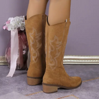 Cowboylaarzen - stijlvolle dames kniehoge westernschoenen