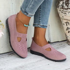 Dames slip-on fitness & dansschoenen - ademend breiwerk voor casual gebruik