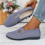 Dames slip-on fitness & dansschoenen - ademend breiwerk voor casual gebruik