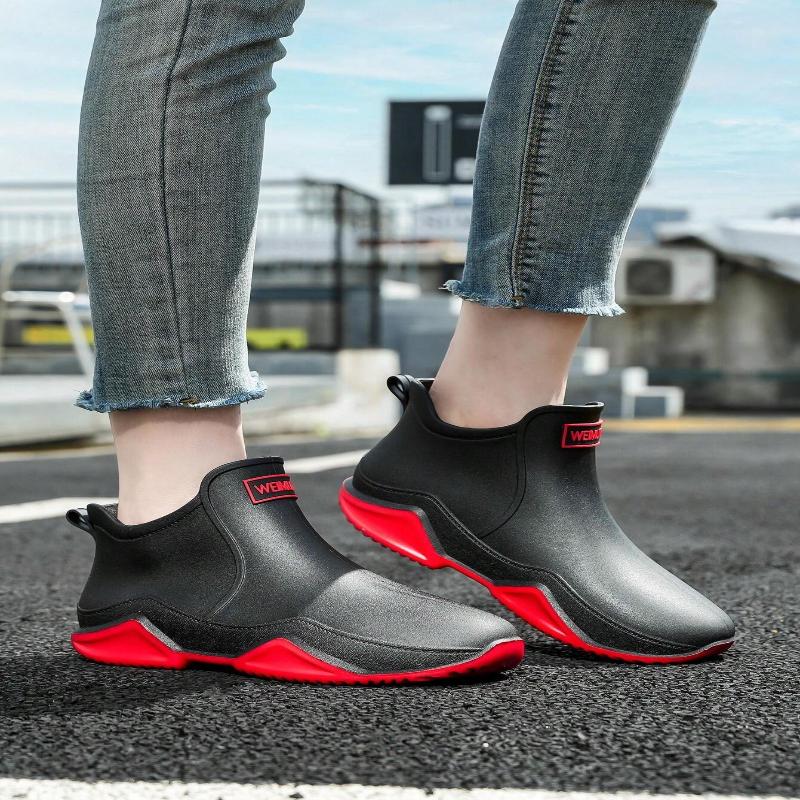 Rubberen enkellaarzen dames – lichtgewicht en waterdicht - Bakkermode.nl