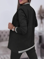 2-delige tailored loungewear set - stijlvolle dames blazer en broek