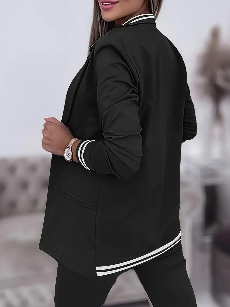 2-delige tailored loungewear set - stijlvolle dames blazer en broek