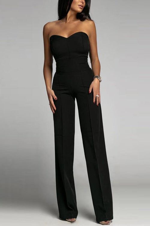 Dames jumpsuit met off-shoulder corset ontwerp - elegante avondkleding voor dames