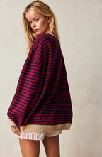 Oversized sweater dames - zachte warme trui, casual comfort voor koude dagen (Copy) - Bakkermode.nl