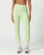 Hoge taille geribbelde sportleggings - damesactivewear voor fitness