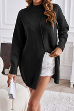 Dames oversized gebreide trui - gezellige long sleeve sweater voor een dagelijkse chique look