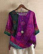 Boho-top - levendige dames tuniek
