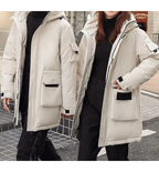 2-delige winterparka set - geïsoleerde jas met capuchon voor dames